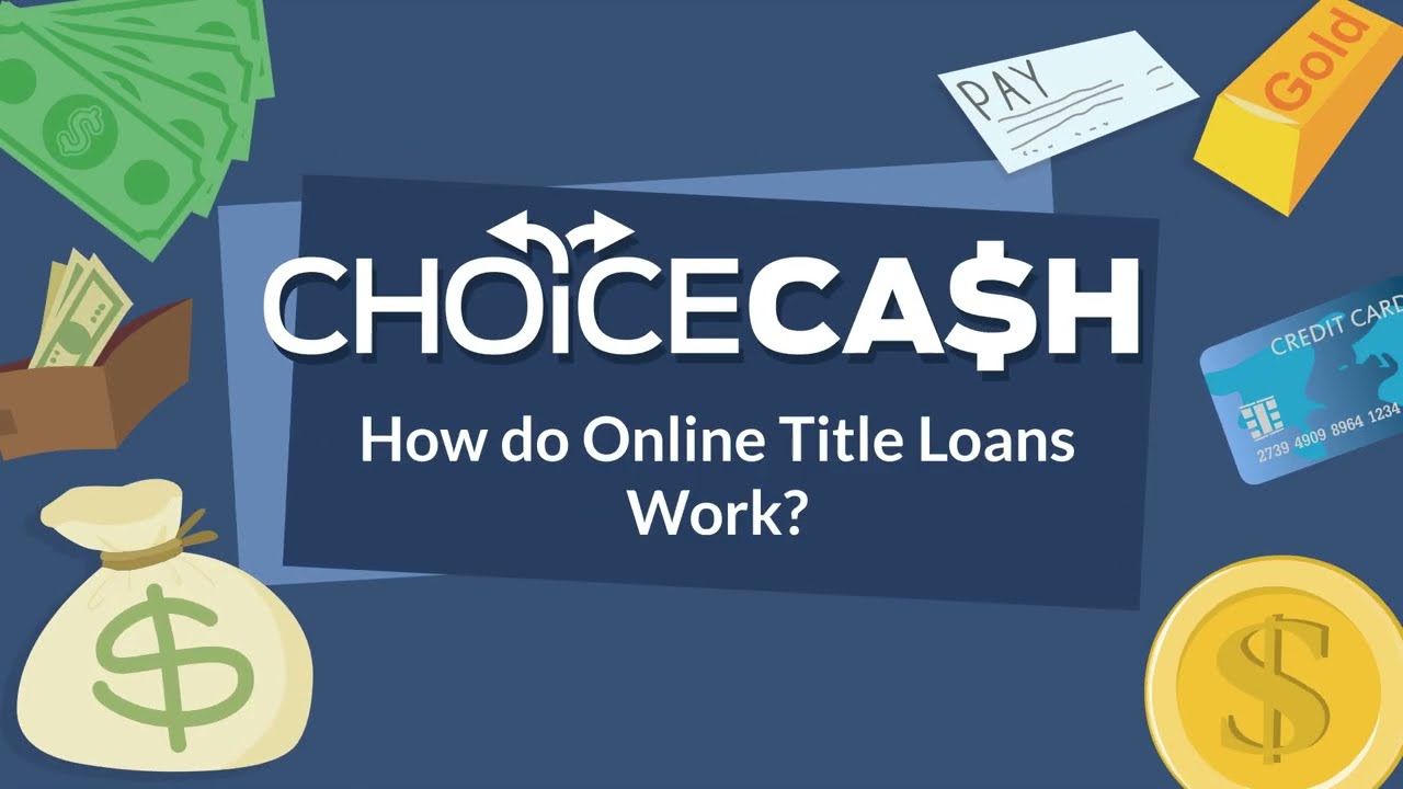 How do online title loans work?