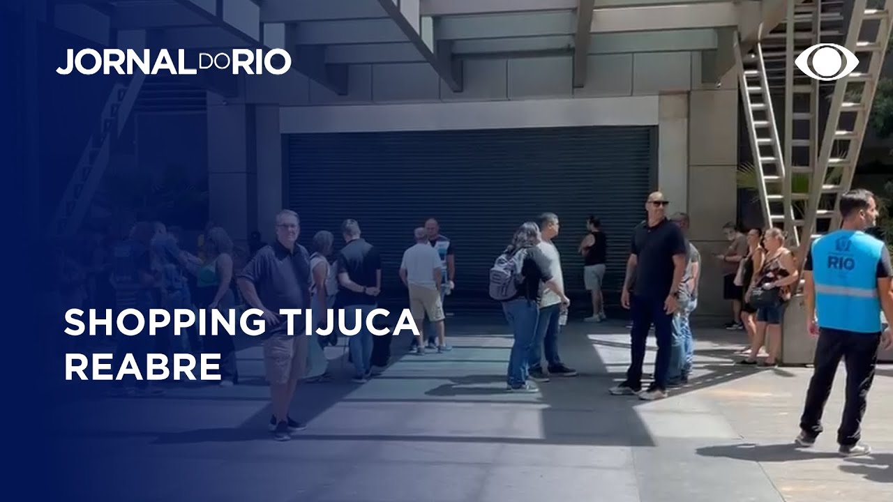 Shopping Tijuca reabre duas semanas após incêndio que deixou 2 mortos