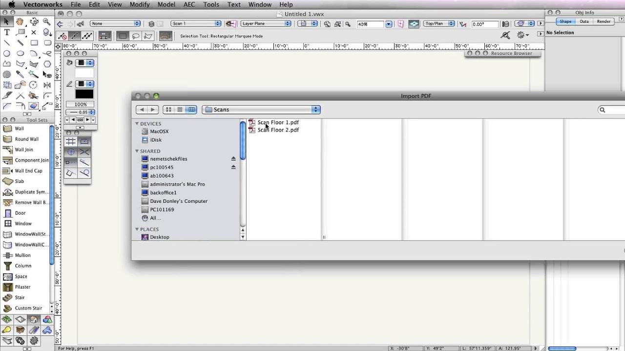 GSG - Vectorworks Architect 2015 - 01 File and Document Setup