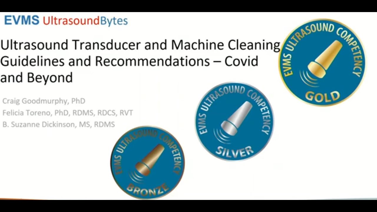 Ultrasound machine and probe cleaning protocols