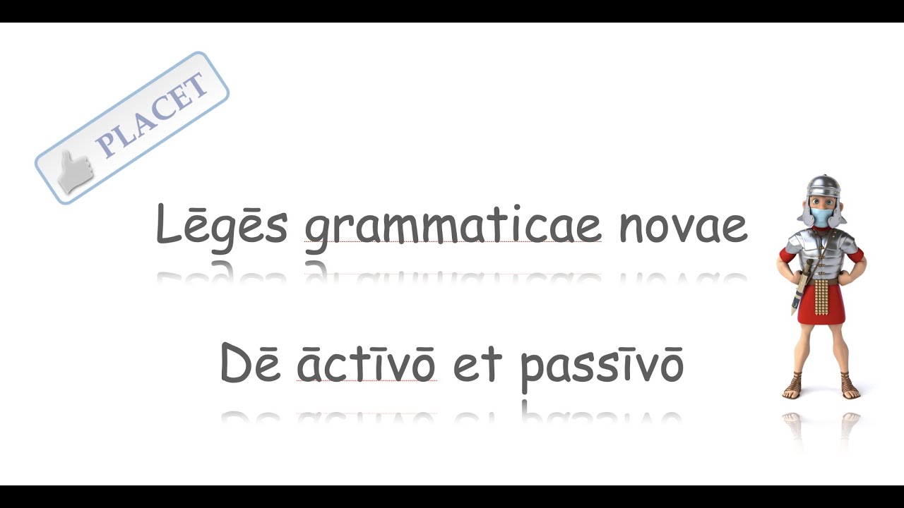 Lateinisches Passiv auf Latein erklärt: Präsens, Imperfekt, Futur 1. Latin passive voice