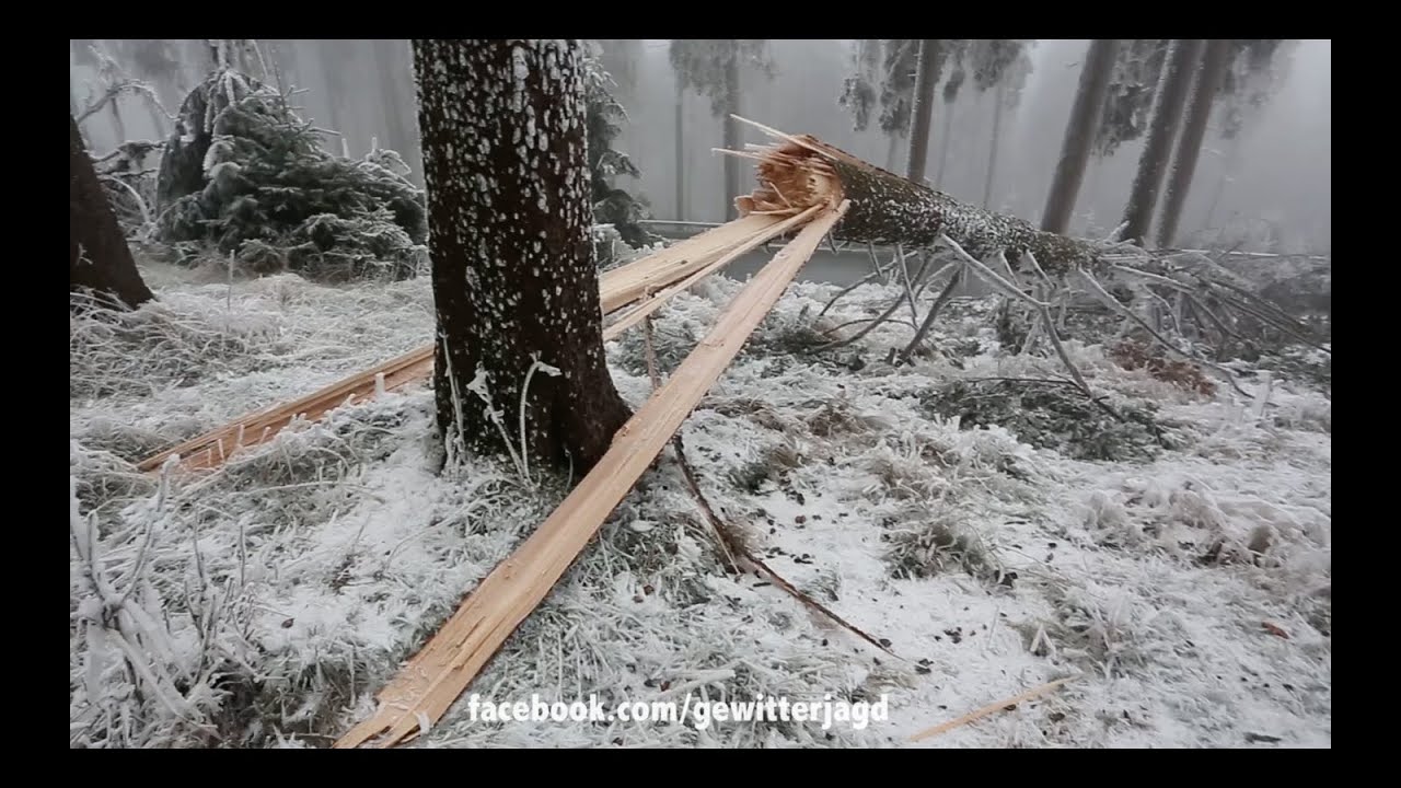 Eisbruch auf dem Gro&szlig;en Feldberg (Dezember 2014)