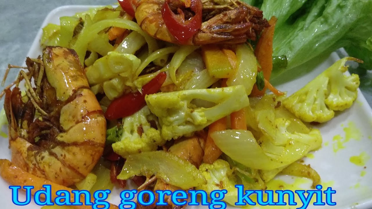 Resepi udang goreng kunyit ala Thai || Rizal tomyam