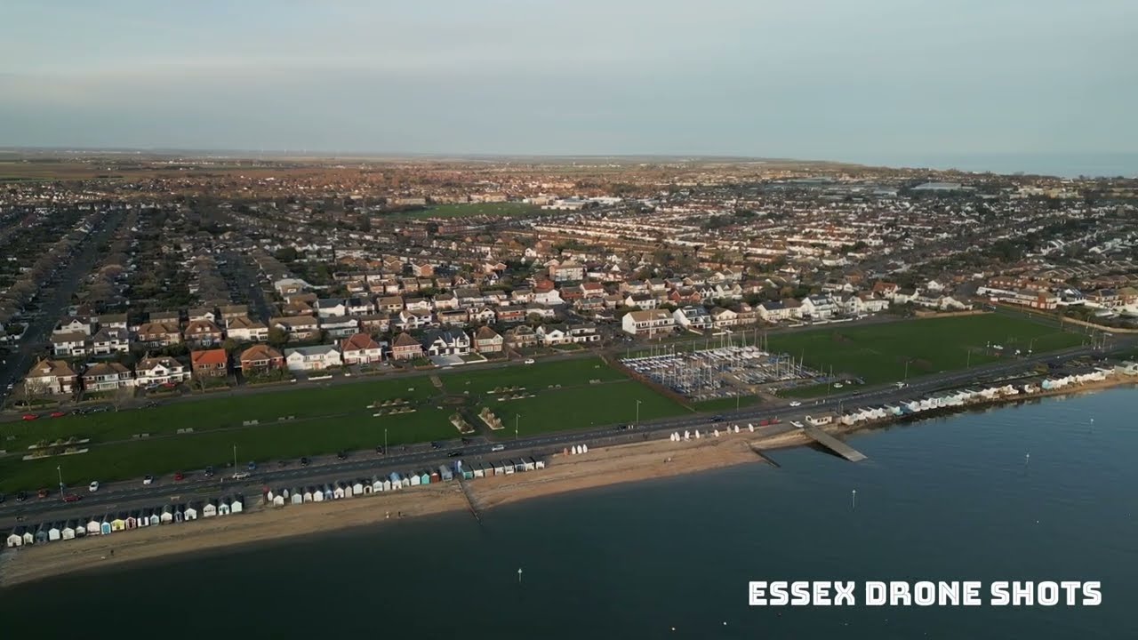 Thorpe Bay by drone - Essex Drone Shots