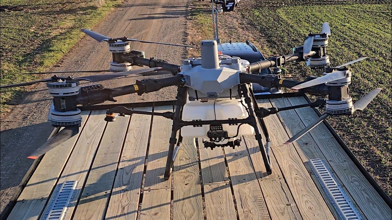 Демонстрация DJI T100!!!