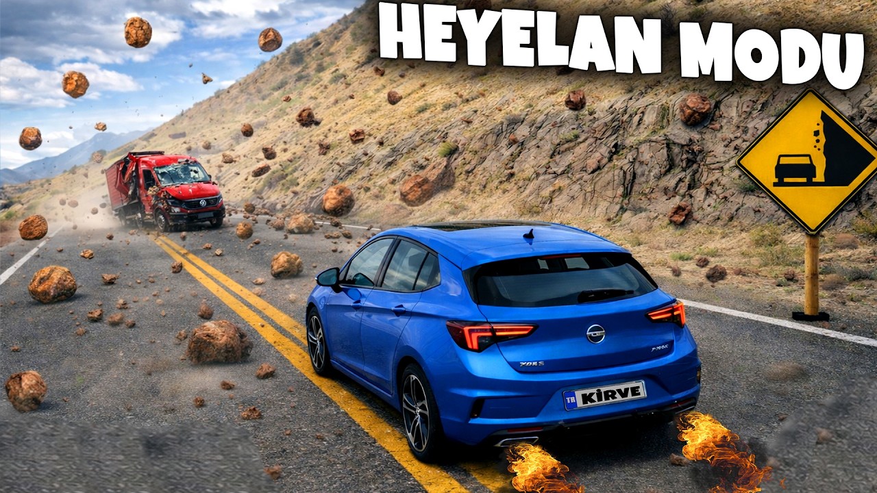 HEYELAN MODU!!! ÇILGIN DENEY // BeamNG.drive // HARD Crash
