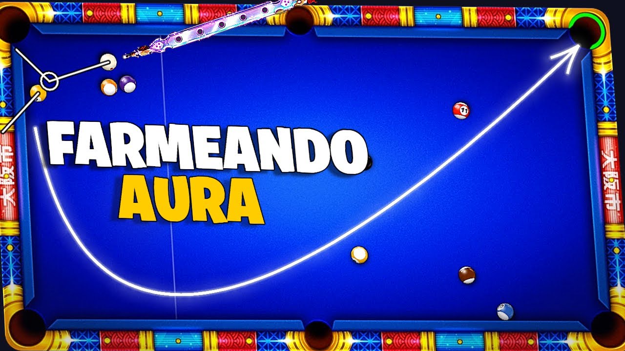 Farmeando aura en la nueva mesa de 200 MILLONES en 8 ball pool