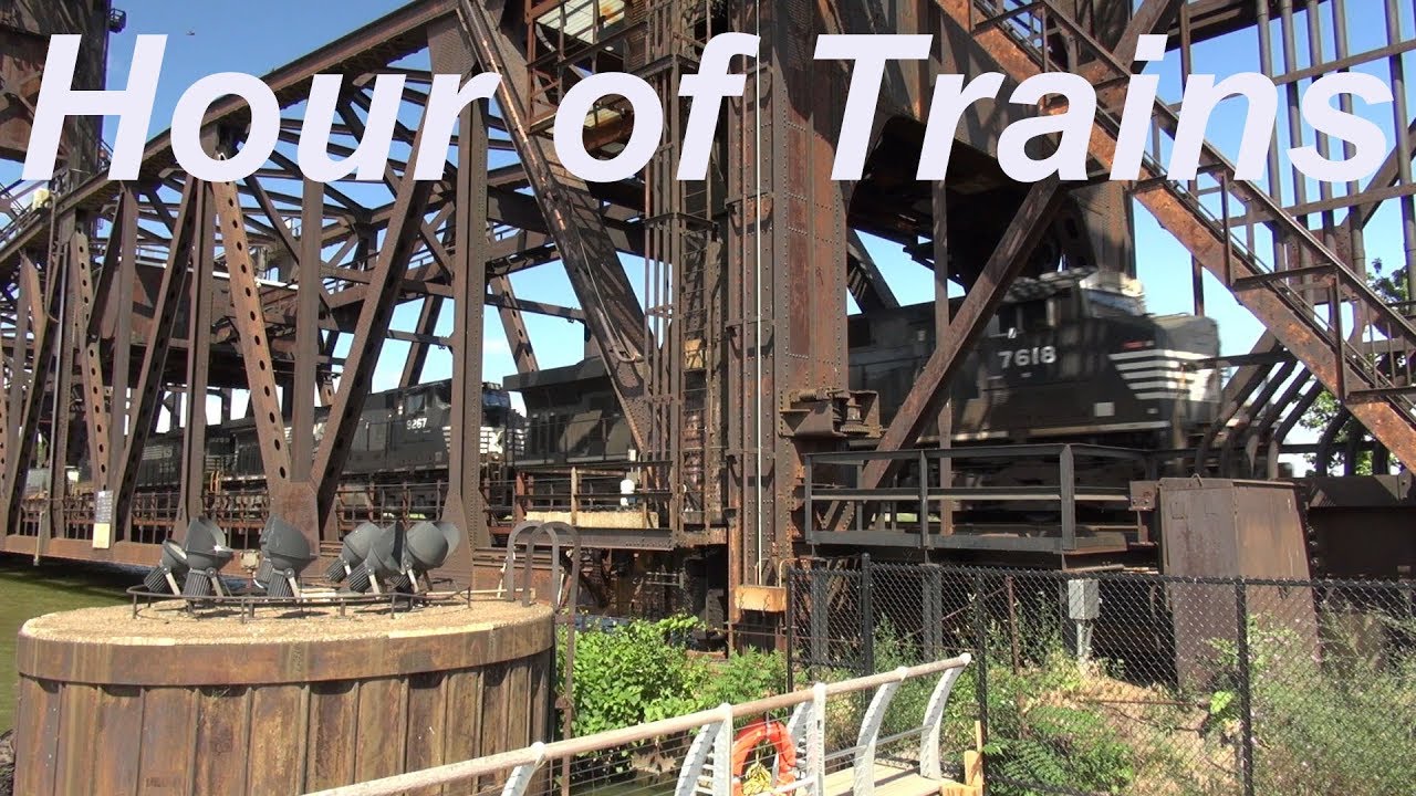 One Hour of Railroad Trains in Cleveland, Berea and NE Ohio - Volume 3