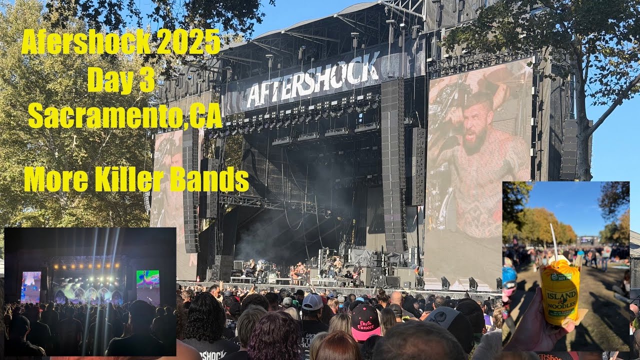Aftershock 2025 Day 3 Gojira, Power Wolf, Slaughter to Prevail, Metal and Music Festival. Sacramento