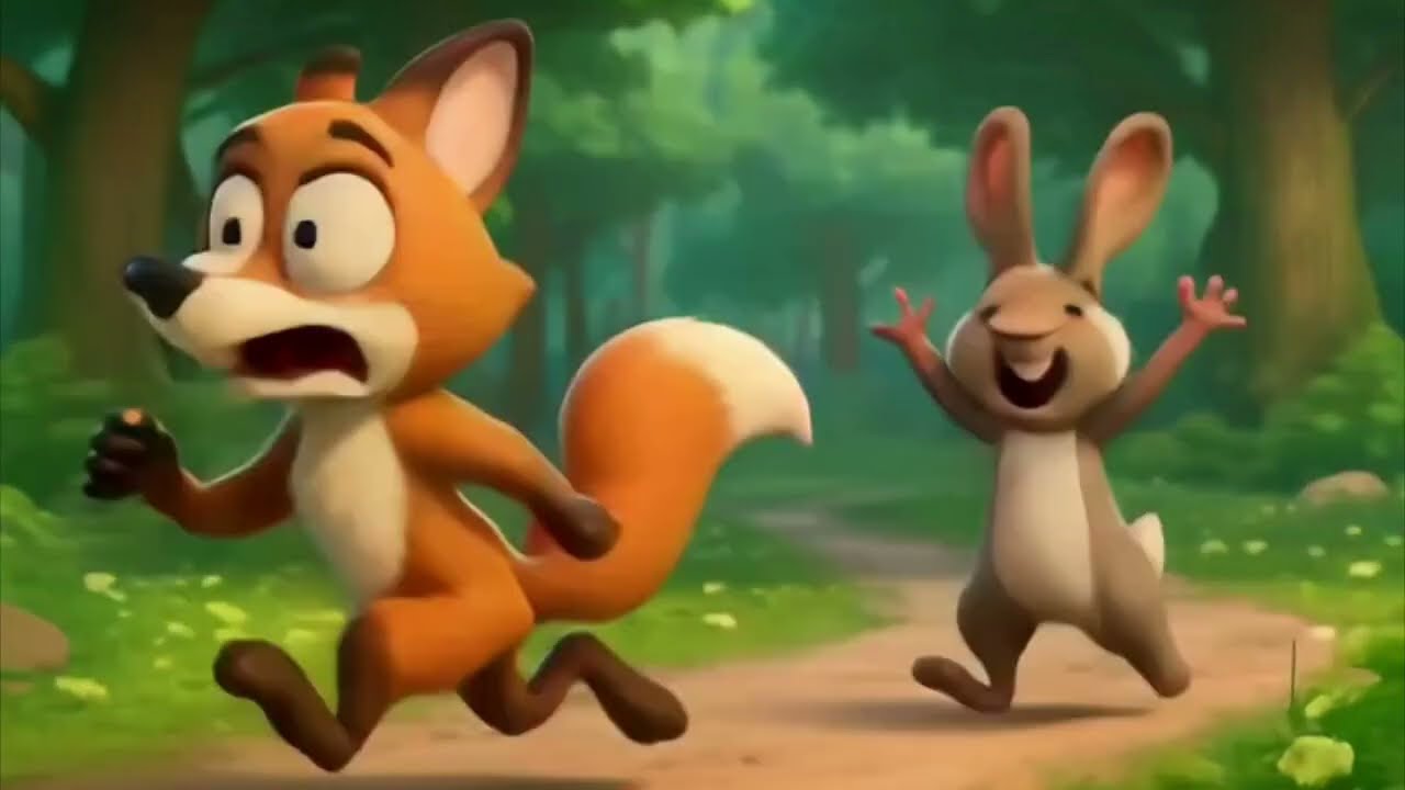 أغنية الأرنب الشجاع والثعلب🐰🦊أغاني_أطفال#قصة_للأطفال#تعليم_الأطفال#الأرنب_الشجاع#رسوم_متحركة#قناة