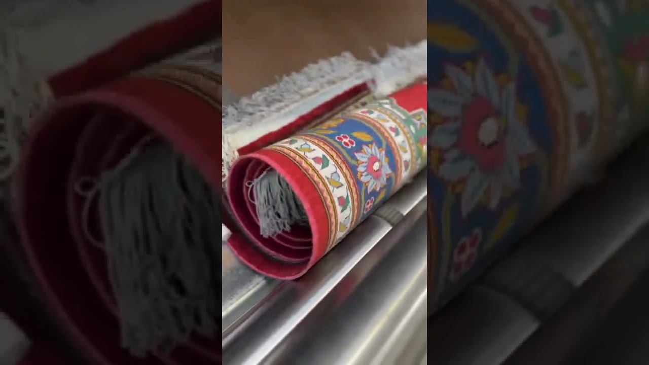HOW MUCH DUST from this silk rug | ASMR ODLLY SATISFYING