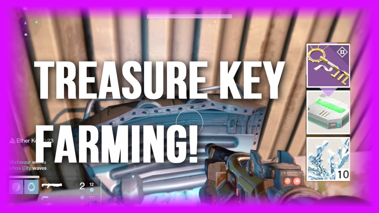 Destiny - New Loot Cave / Farming Treasure Keys!!! (Major Loot, Easy Engrams)