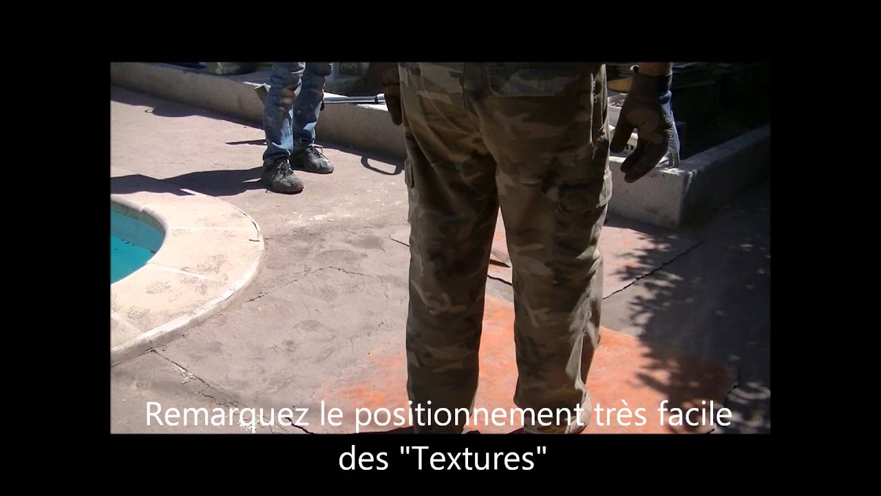 Béton Imprimé sur Microchape