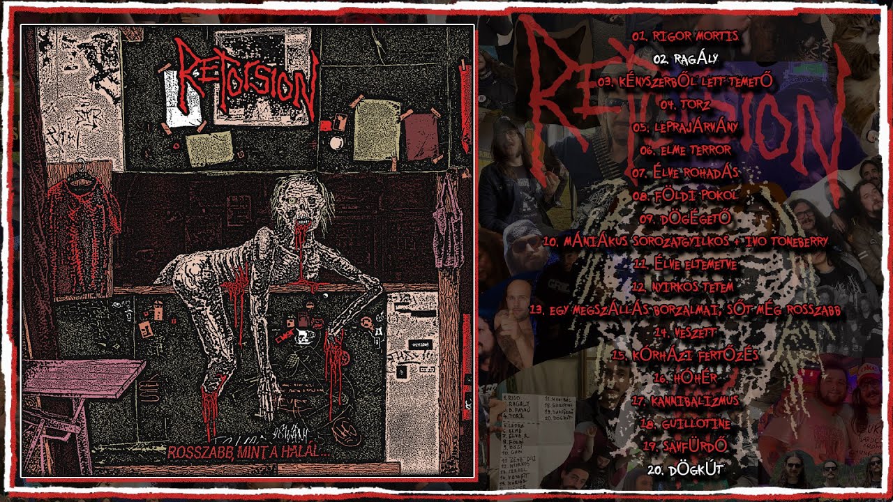 RETORSION - Rosszabb, mint a hal&aacute;l... (Budapest Grindcore, 2026, Full Album)