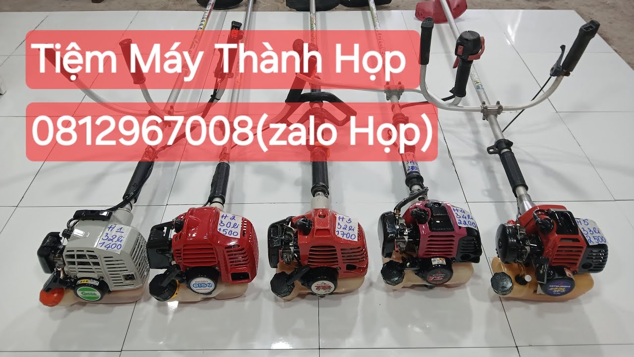 Lô H 5 máy cắt cỏ nhật bãi echo, maru, mitsu. Giá 1tr4