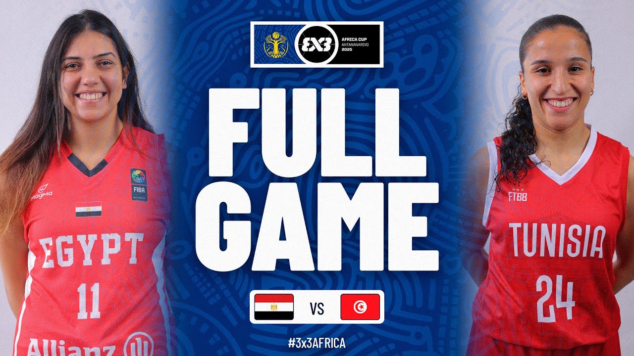 Egypt 🇪🇬 vs Tunisia 🇹🇳 | Women | Full Pool Game | FIBA 3x3 Africa Cup 2025