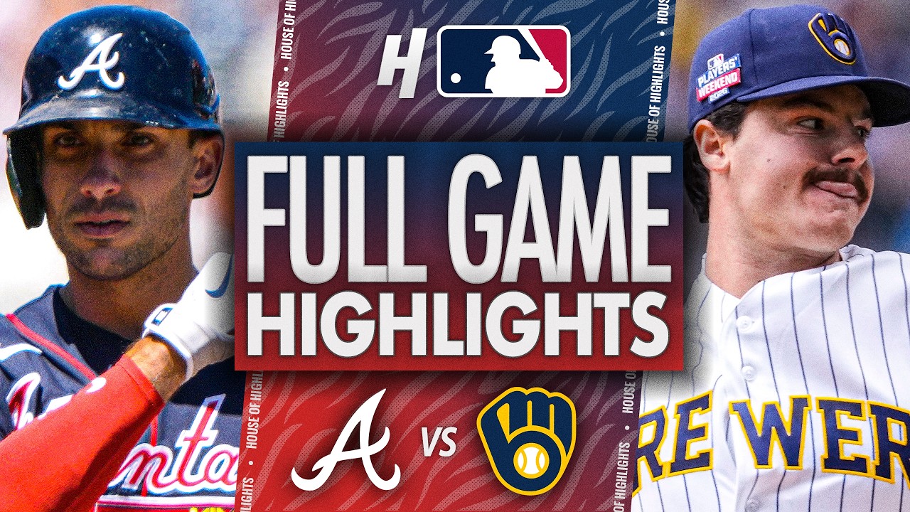 Atlanta Braves против Milwaukee Brewers &mdash; ЛУЧШИЕ МОМЕНТЫ МАТЧА 🔥 22 августа 2026 г. Сезон MLB
