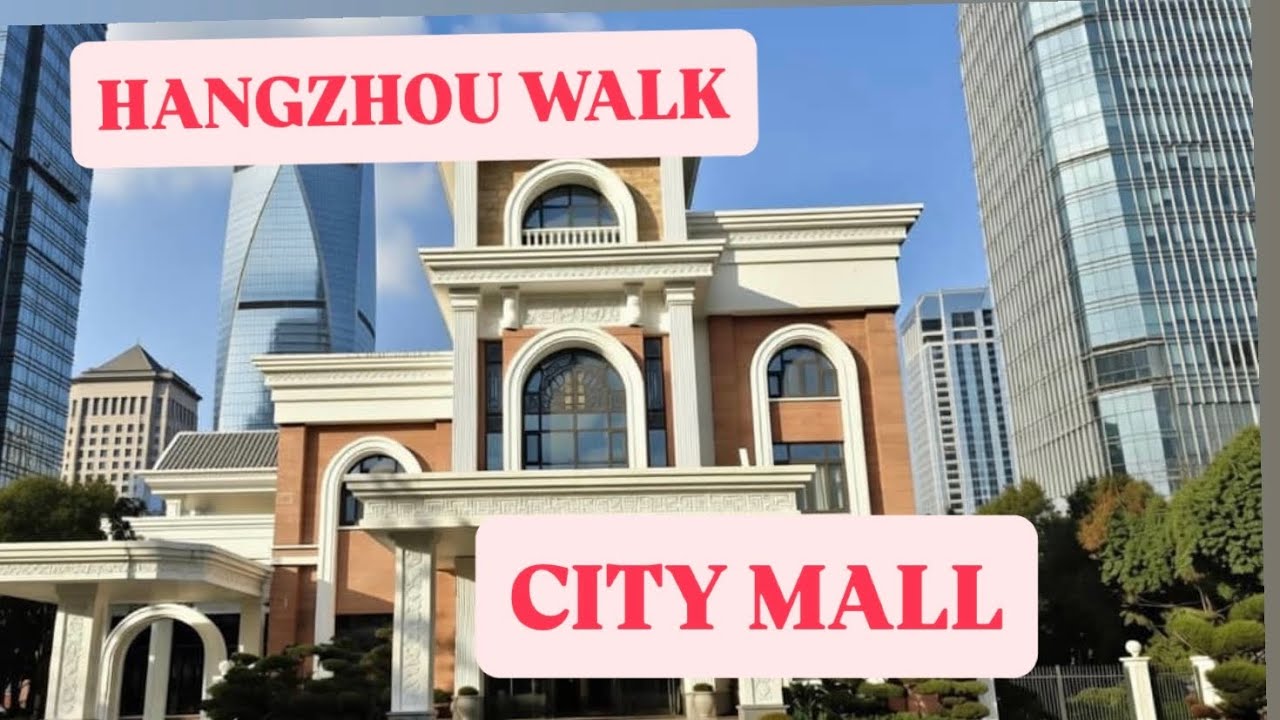 Evening Walk in Wulinen | Hangzhou City Vibes