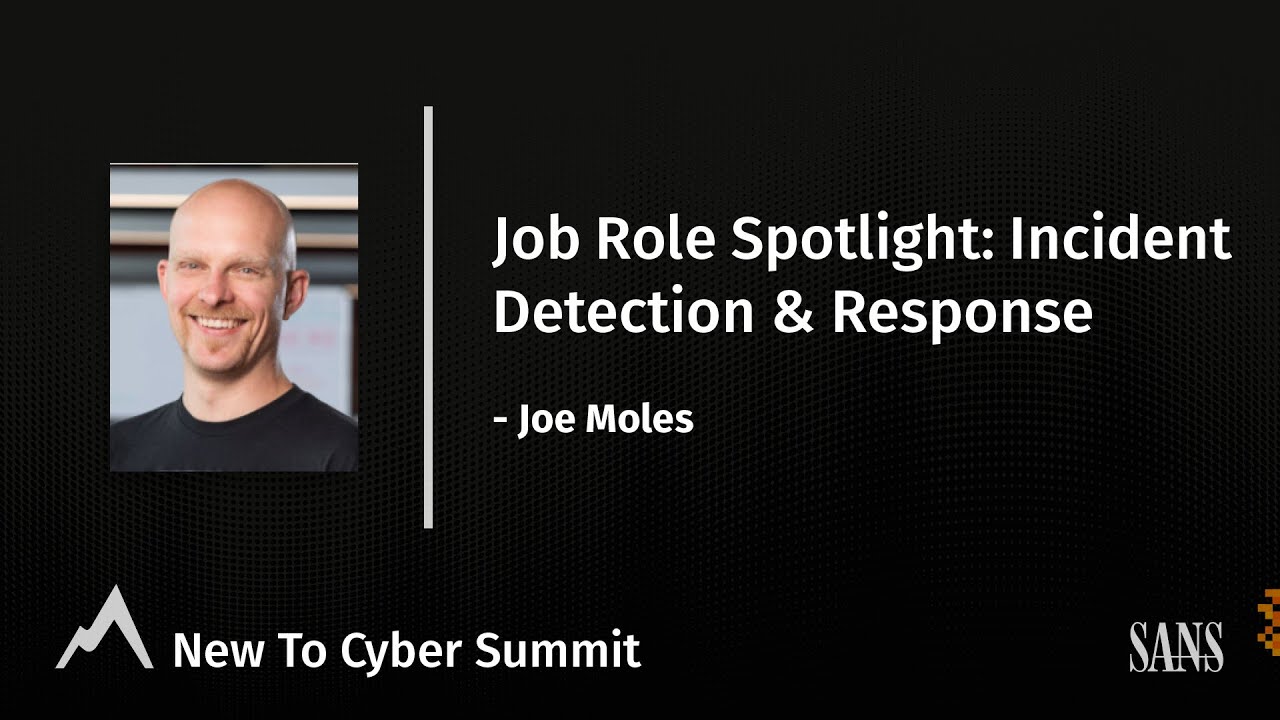 Job Role Spotlight: Incident Detection & Response