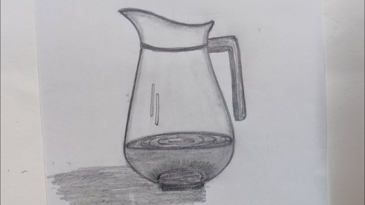 How to draw Jug #pencil shading #stilllife.