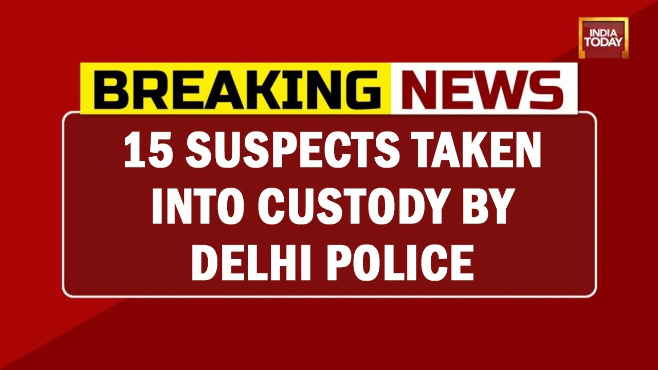 15 Suspects Taken Into Custody By Delhi Police, Delhi L-G Assures 'Guilty Won't Be Spared'
