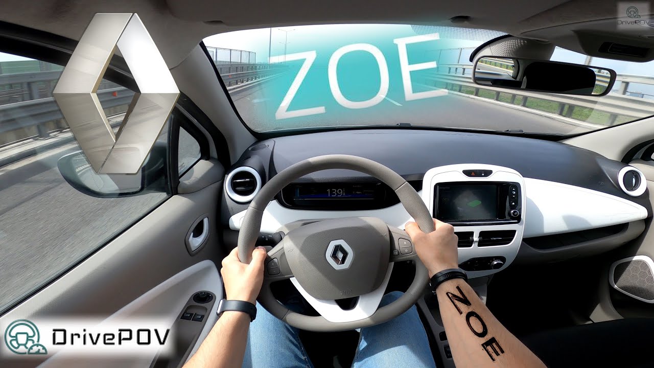 Renault Zoe R110 41kWh 2018 | 109HP-225NM | POV TEST DRIVE, POV ACCELERATION, TOP SPEED | #DrivePOV
