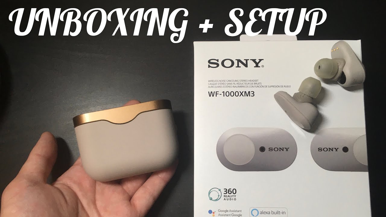 Sony WF 1000XM3 Unboxing and Setup! 2021