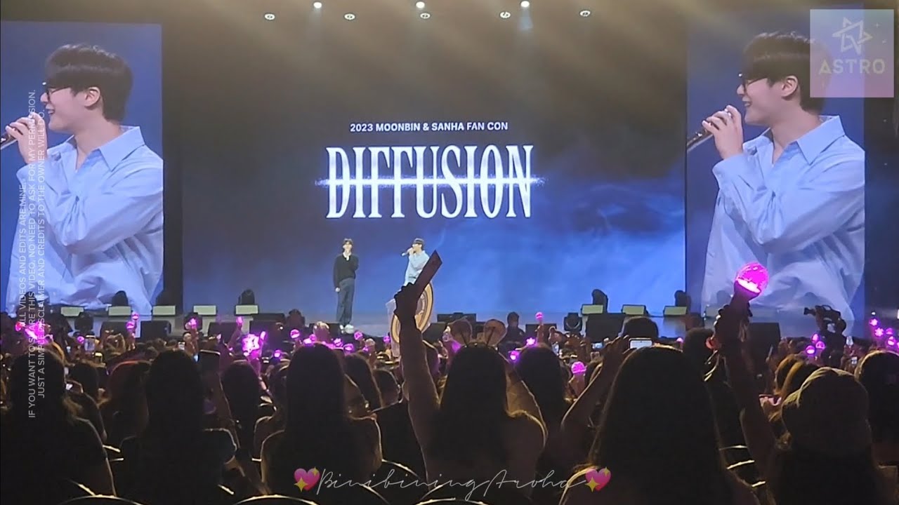 MOONBIN & SANHA FAN CON (3.25.2023): DIFFUSION [MANILA] 🎶Soundchek🎶 "Chupchup" and "Dream Catcher"
