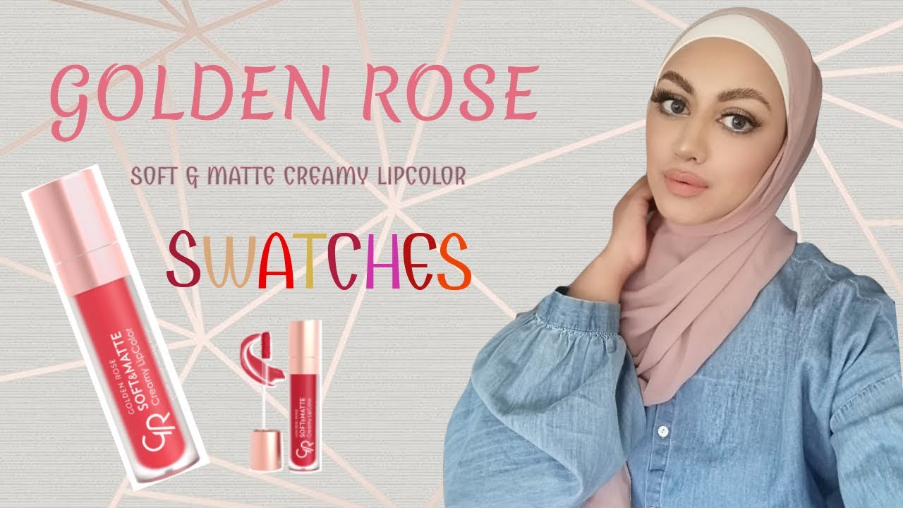 GOLDEN ROSE SOFT MATTE CREAMY LIPCOLOR