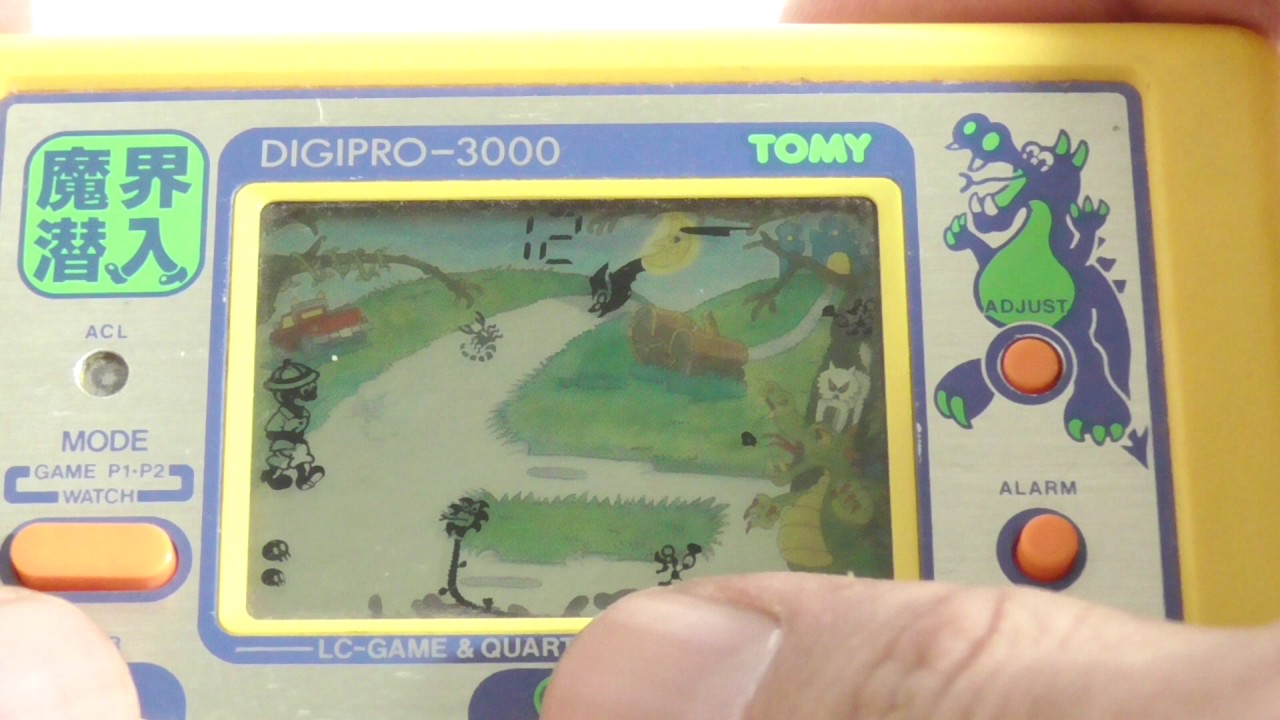 18281 Tomy LCD Game Watch DIGIPRO-3000 Infiltration into Hell