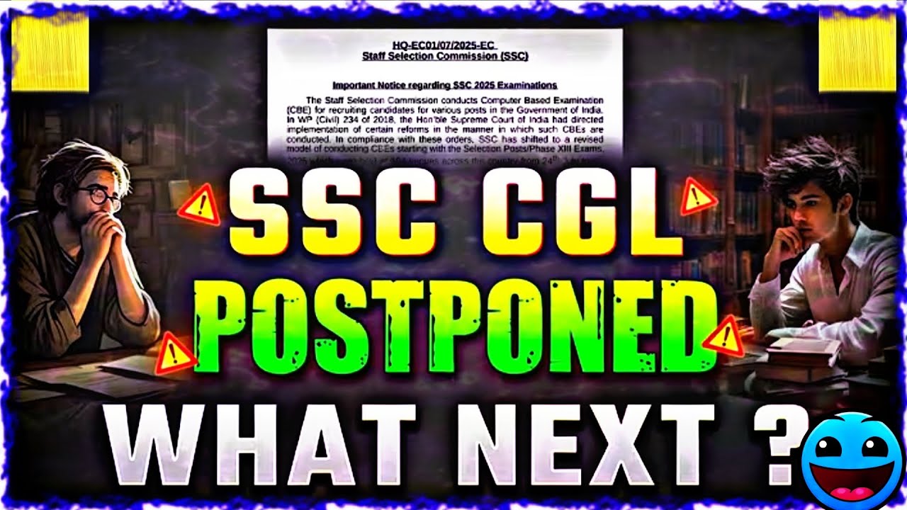 SSC CGL POSTPONE Finally | SSC Protest #sscprotest #ssccgl #ssccgl2025 #ssc #abhinaymaths