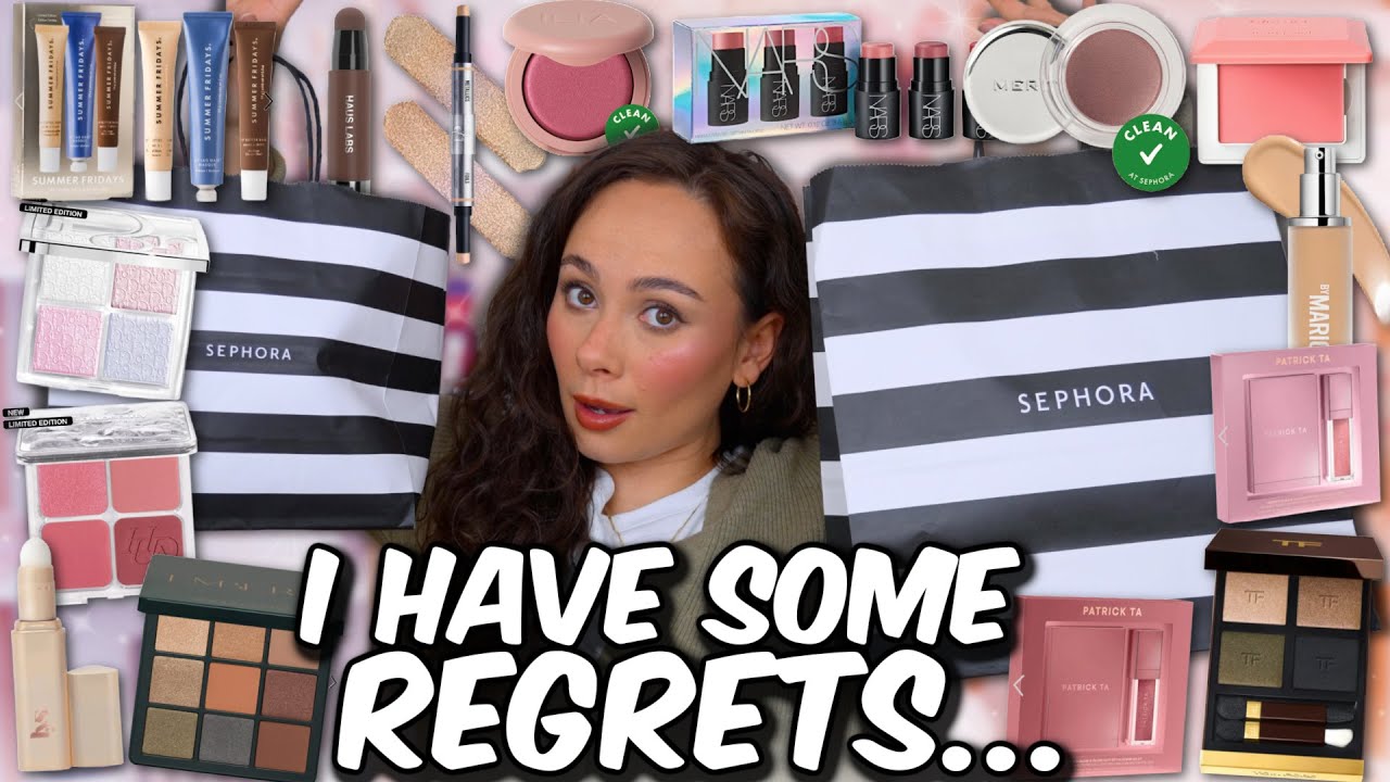 REVIEWING MY SEPHORA SALE HAUL WORTH $1000!!! 19 HITS & MISSES!