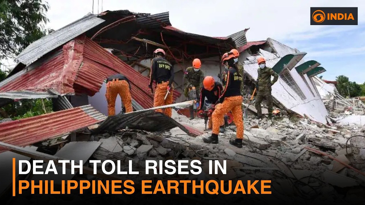 Death toll rises in Philippines earthquake & more updates | DD India Live | 5 PM IST