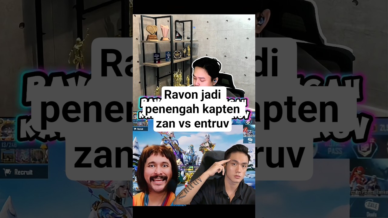 ravon jadi penengah kapten zan vs entruv #kaptenzan #pubgmobile #pubgmobile #pubgm #zanstoreclip