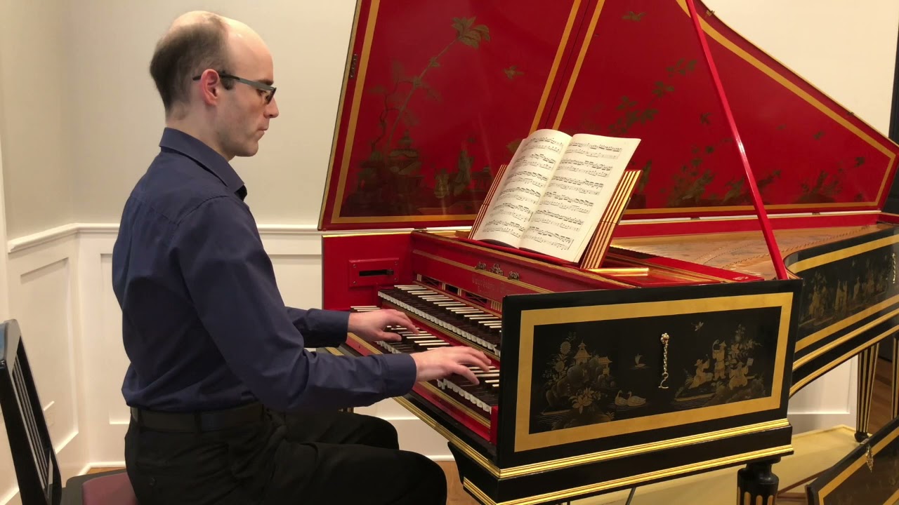 Händel, Suite in F Major, HWV 427; Andrew Rosenblum, harpsichord