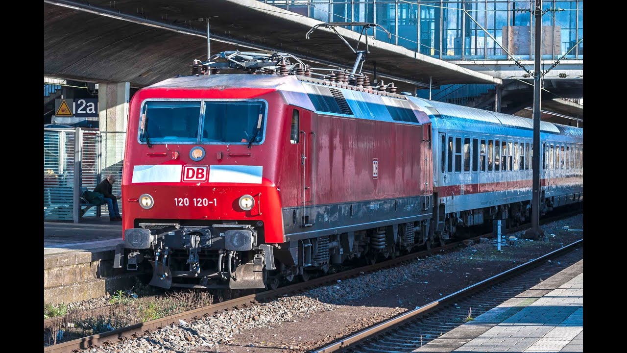 Führerstandsfahrt BR 120 Mainz - Bingen