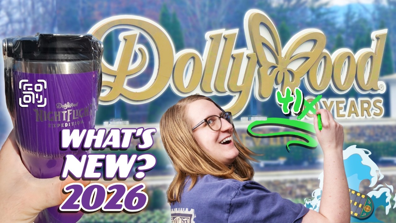 What's NEW for 2026 at #dollywood #news #themepark #nightflight #rollercoaster  #update