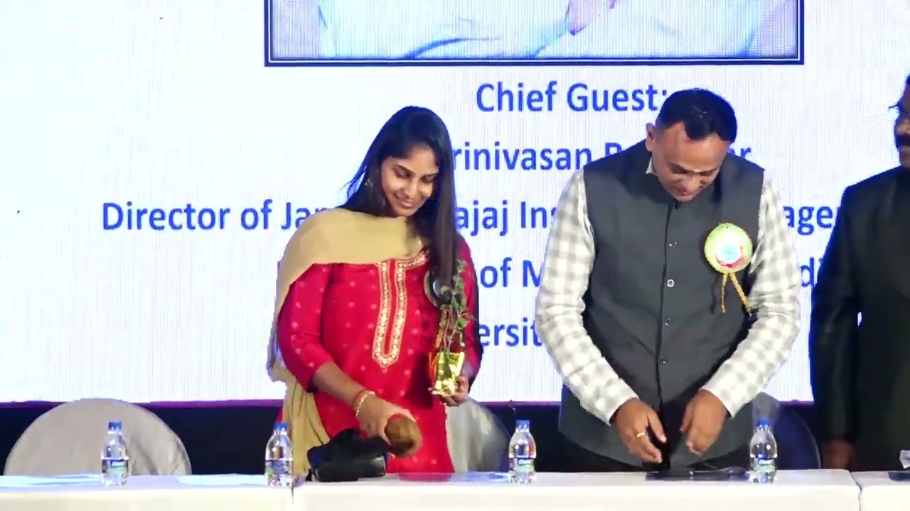 Welcome speech, felicitation of chief guest and Introduction of theme.