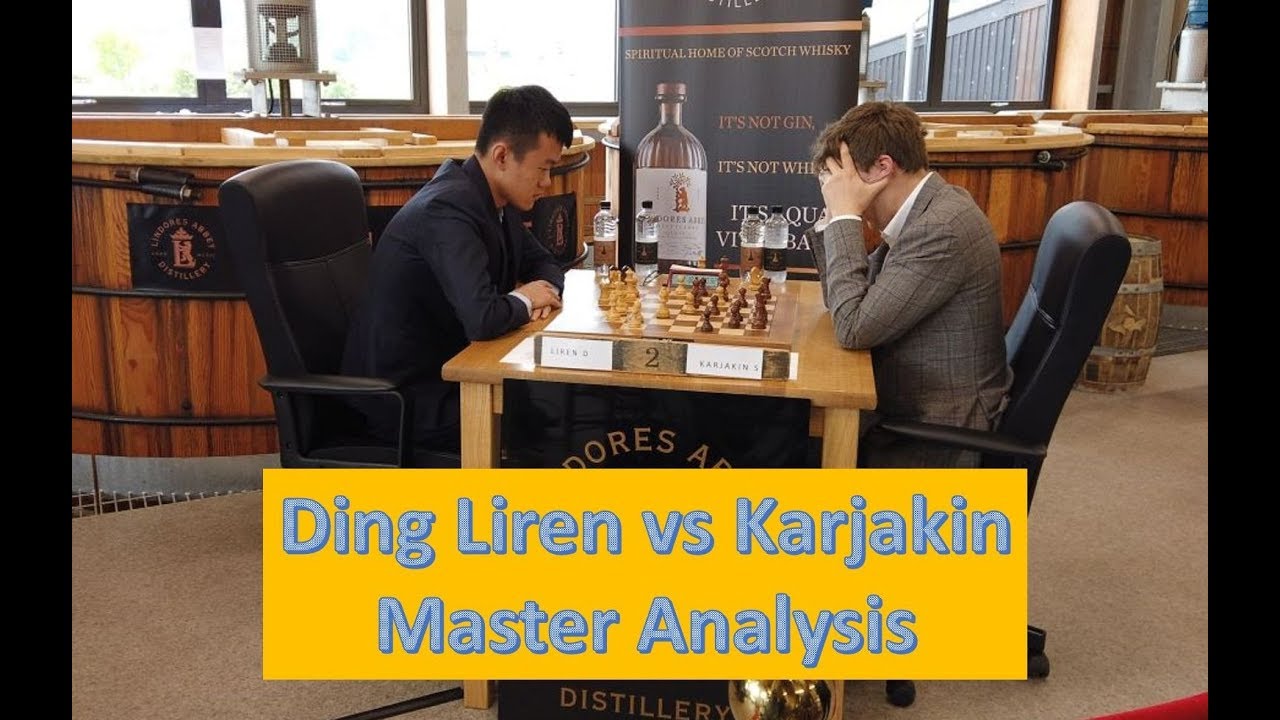 Ding Liren's King Walk | Ding Liren vs Karjakin | Lindores Abbey Chess 2019