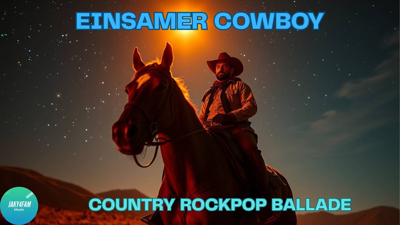 Einsamer Cowboy &ndash; Country Rockpop Ballade | Deutscher Western-Song