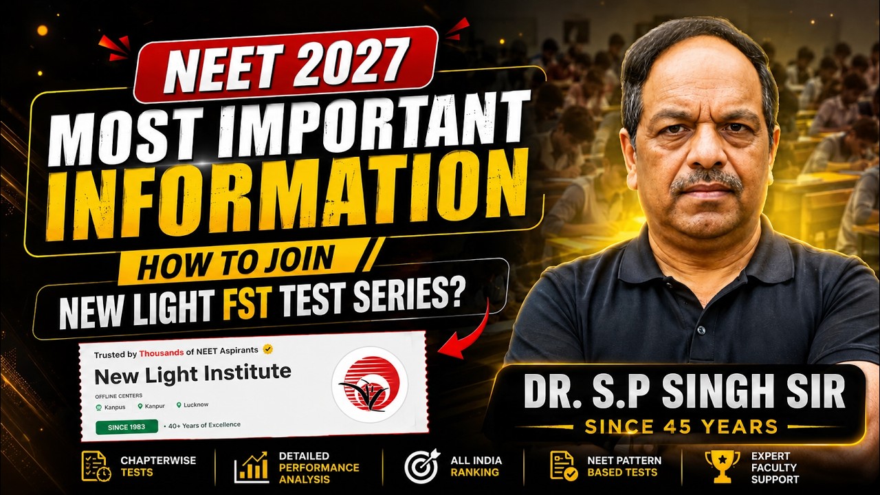 NEET 2027 | MOST IMPORTANT INFORMATION | HOW TO JOIN FST TEST SERIES #neet