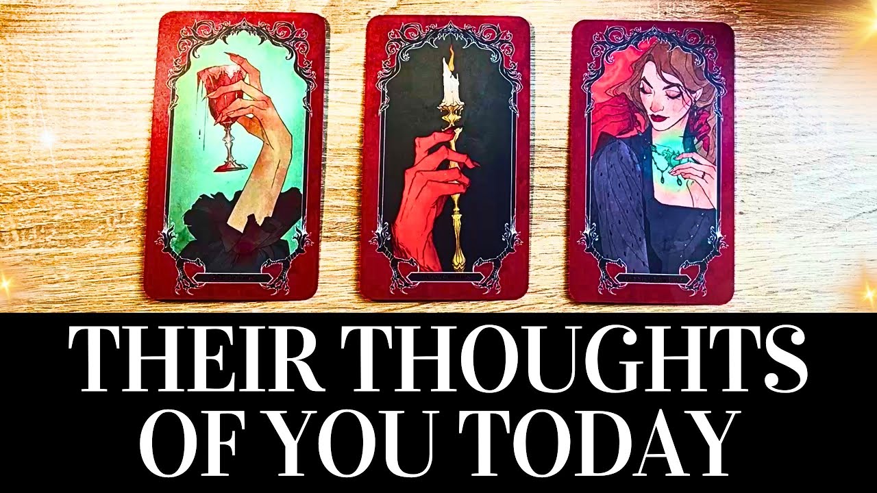 PICK A CARD 🥰🔮 Their THOUGHTS Of YOU Today 🔮🥰 What Is On Their Mind? ❤️ Love Tarot Reading Soulmate