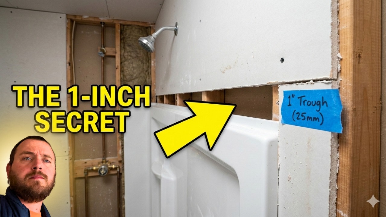 The 1-Inch Drywall Secret (Why You Should NEVER Shim a Shower)