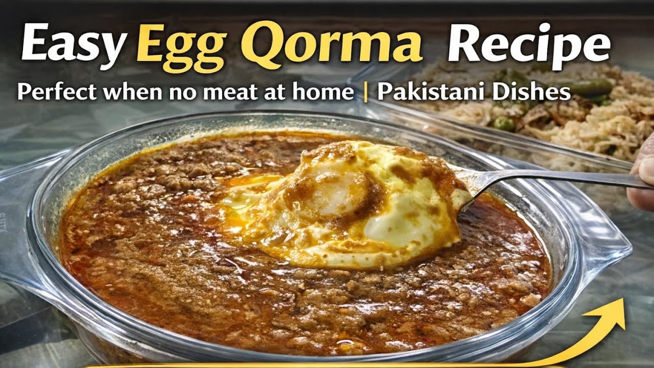 Easy Egg Qorma Recipe I Perfect when no meat at home I Delicious Dishes by Iffat Rehan