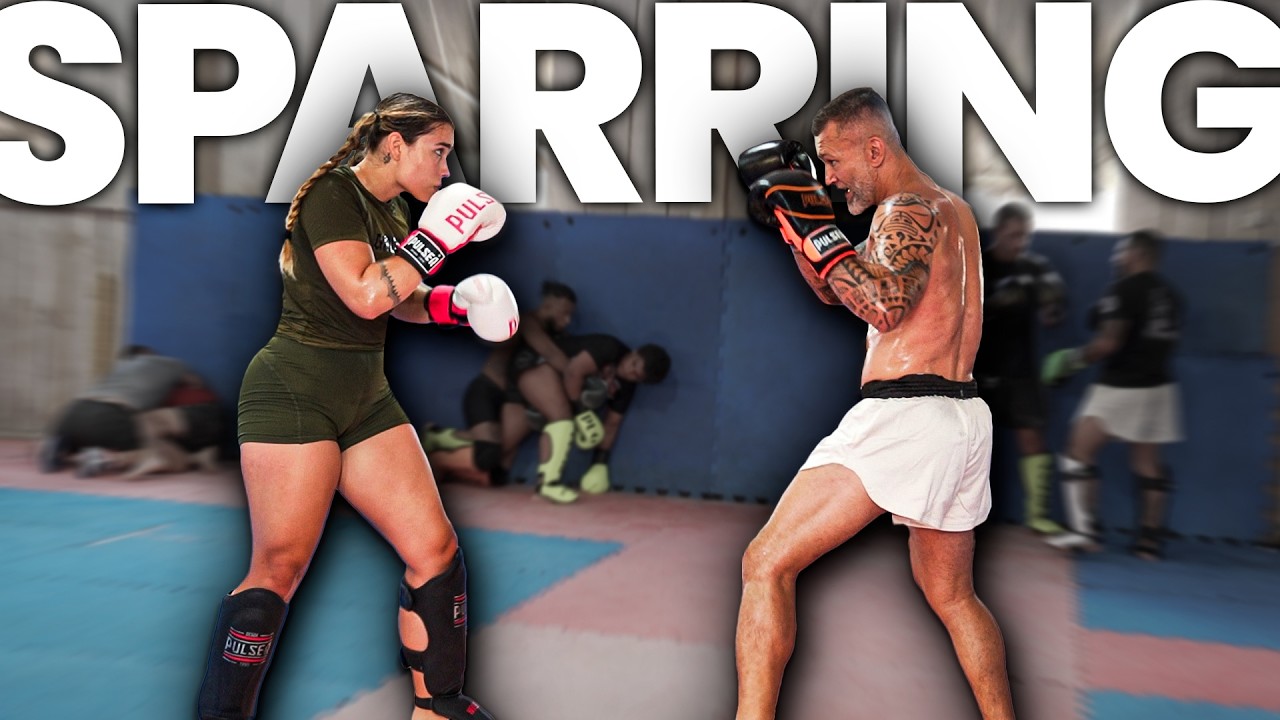 SAINDO NA MÃO 🥊 PRIMEIRO SPARRING 2025 | muay thai / mma / maria vieira