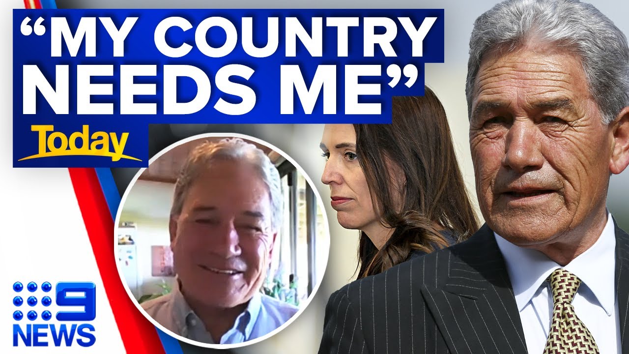 Winston Peters' big call after New Zealand PM Ardern resigns | 9 News Australia