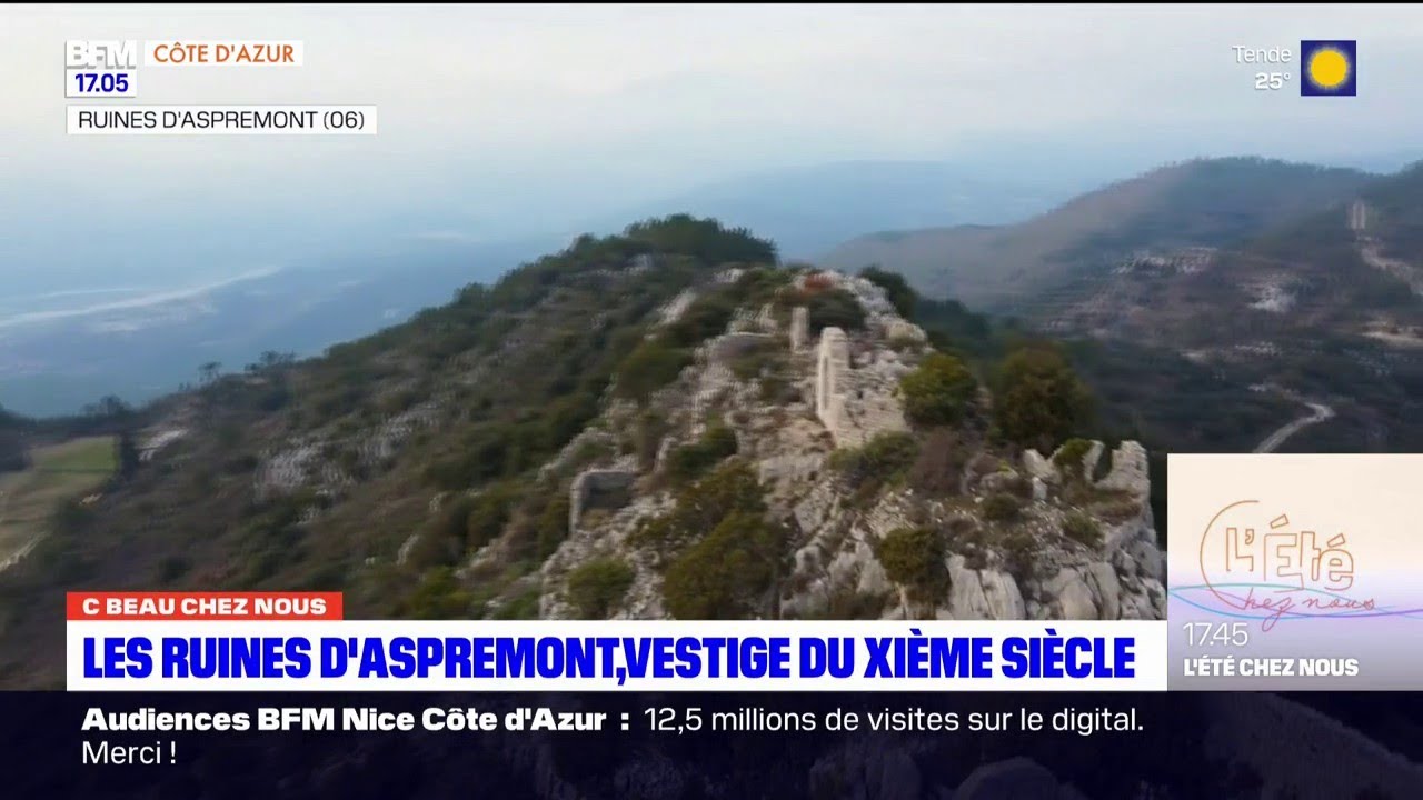C beau chez nous: les ruines d'Aspremont, vestiges du XIe si&egrave;cle