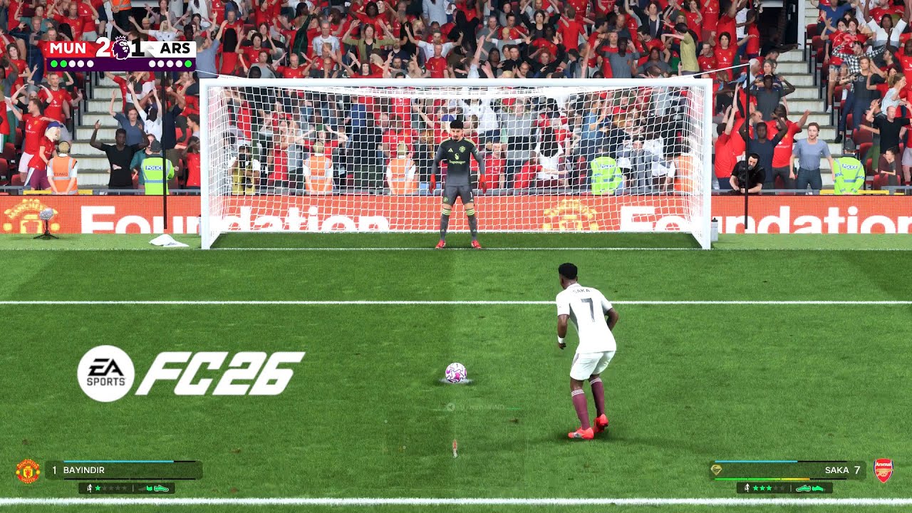 EA Sports FC 26 - Bukayo Saka PENALTY Animation (PS5)