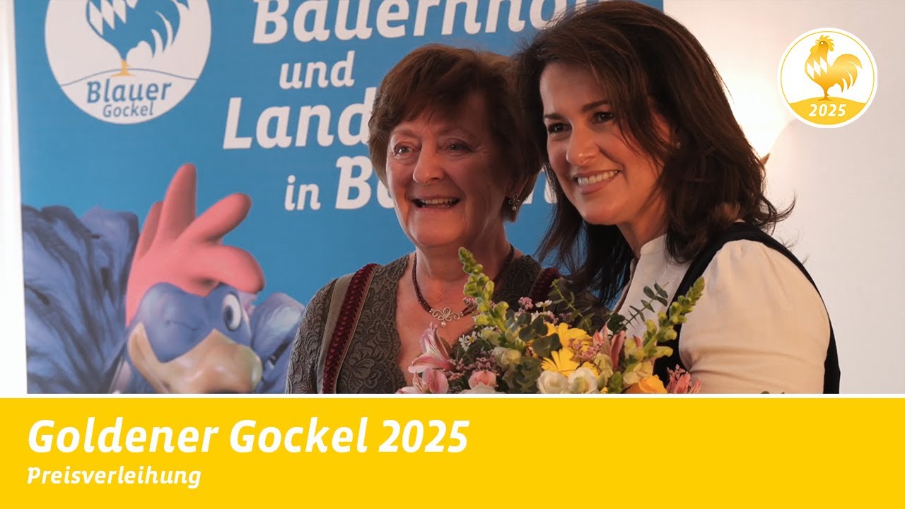 Verleihung des Goldenen Gockels 2025 | Blauer Gockel