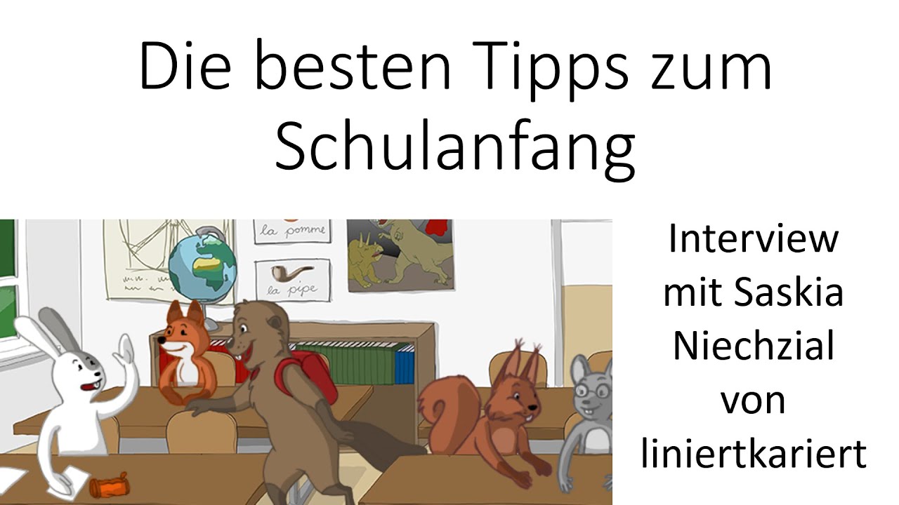 Die besten Tipps für einen gelungenen Schulanfang: Interview Saskia Niechzial